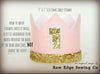 Mr. Onederful Birthday Crown - Raw Edge Sewing Co