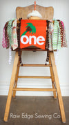 Chicka Boom Highchair Banner 1st Birthday Party Decoration - Raw Edge Sewing Co