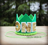 Peter Pan Birthday Crown Neverland Never Grow Up Party 1st Felt Cake Smash Hat - Raw Edge Sewing Co