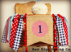 Raggedy Ann And Andy Highchair Banner 1st Birthday Party Decoration - Raw Edge Sewing Co