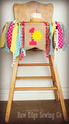 Sunshine Highchair Banner 1st Birthday Party Decoration - Raw Edge Sewing Co